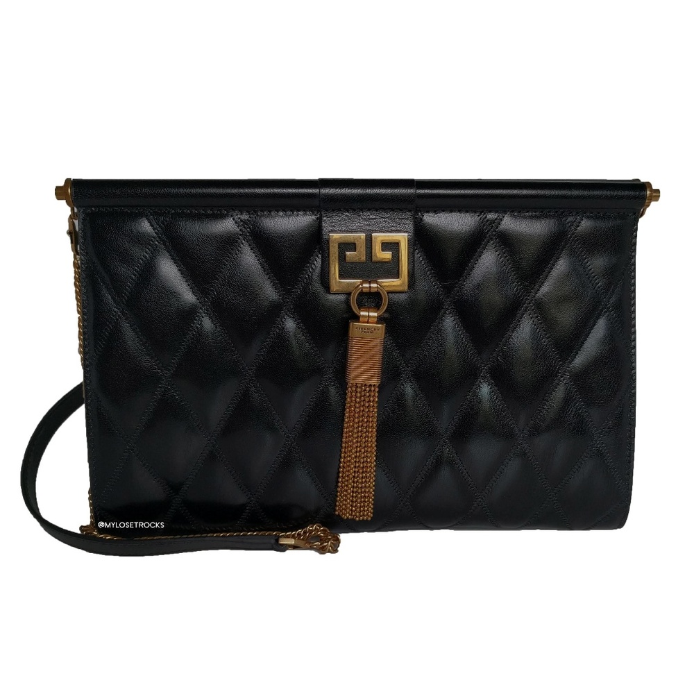 Givenchy Medium Black Gem Shoulder Bag - Picture 1 of 4